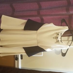 Black and white dress